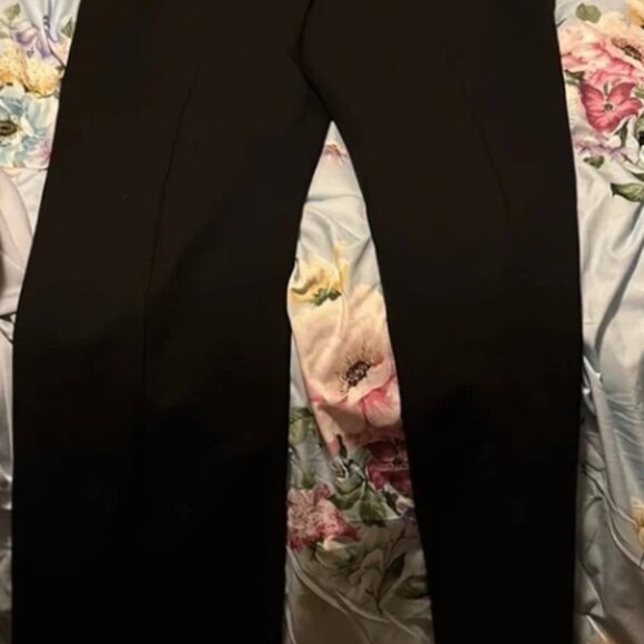 Calvin Klein Black wide-leg Trouser Pants, loose fit elegant XL🆕 📦⌚🏃🏻💨⚡🚚 - Picture 4 of 10